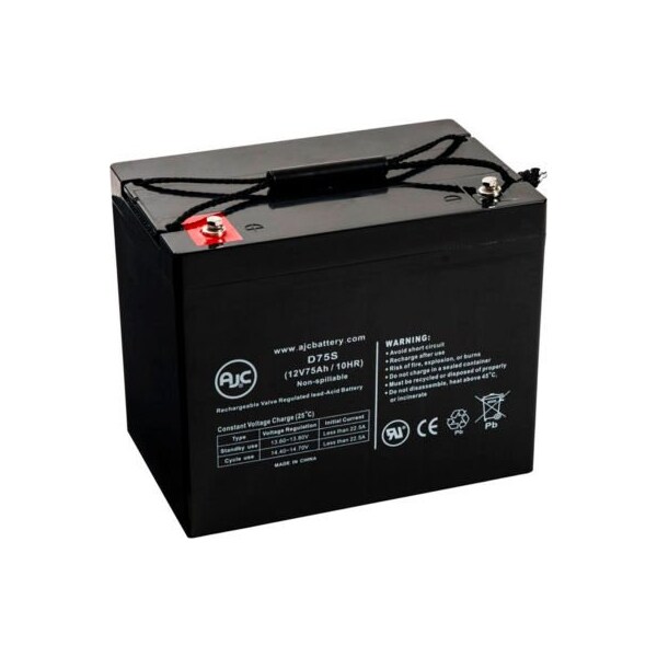 Battery Clerk AJC Pegasus LDT12-70 12V 75Ah Sealed Lead Acid Battery PEGASUS-LDT12-70 - main